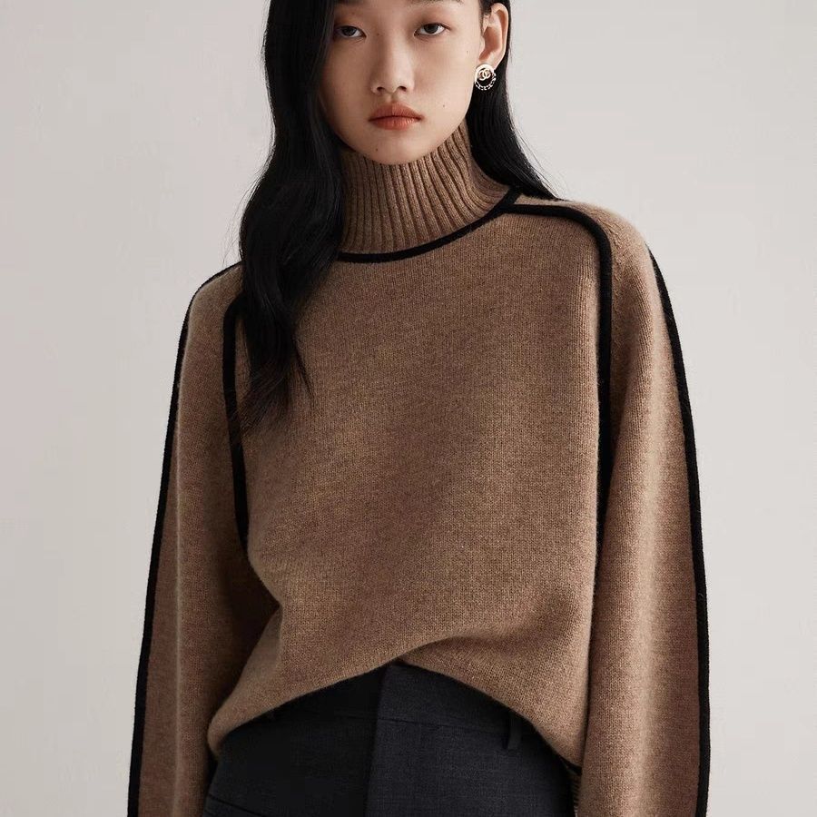 Sanira-Pull Rétro Élégant en Maille Douce