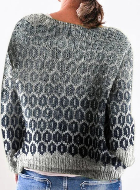 Sanira - Pull Rétro Élégant