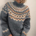 Orelia - Pull Rétro Élégant d'Hiver